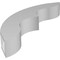 Ekena Millwork 3-in. W x 18-in. D x 18-in. H Ozark Architectural Grade PVC Knee Brace BRCP03X18X18OZK - alternate 4
